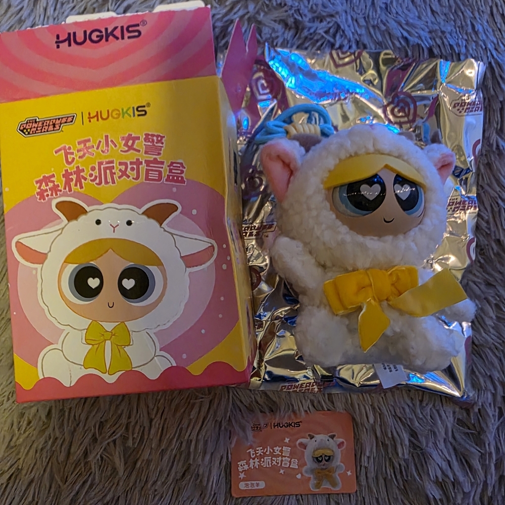 Miniso Hugkis Bubbles Lamb Powerpuff Girl Blind Box